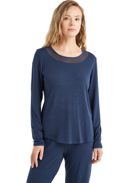 Kadın Pijama Takımı 51609 Lacivert fırsatları