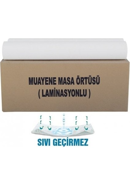 Muayene Masa Örtüsü Lamine 50CMX50M 1 Adet Rulo