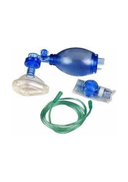 Ambu Seti - Suni Solunum Aleti - Pvc Yetişkin - Plasmed