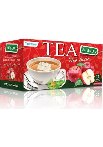 Sallama Kırmızı Elma Aromalı Meyve Çayı