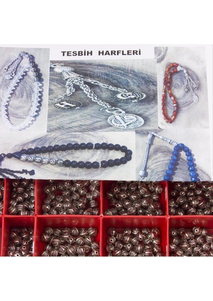 8 mm Metal Harf ( Metal Tesbih Harfi ) modelleri