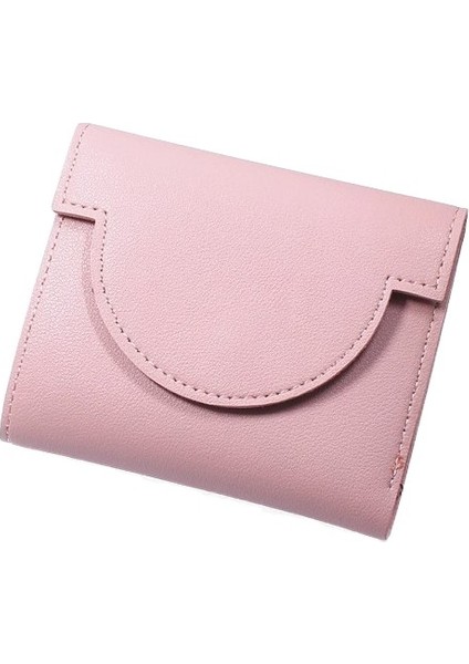 Hbcs Basit Kısa Cüzdan Kadın Yeni Ultra Ince Küçük Taze Katlanır Toka Moda Bozuk Para Cüzdanı Kart Tutucu (Yurt Dışından)