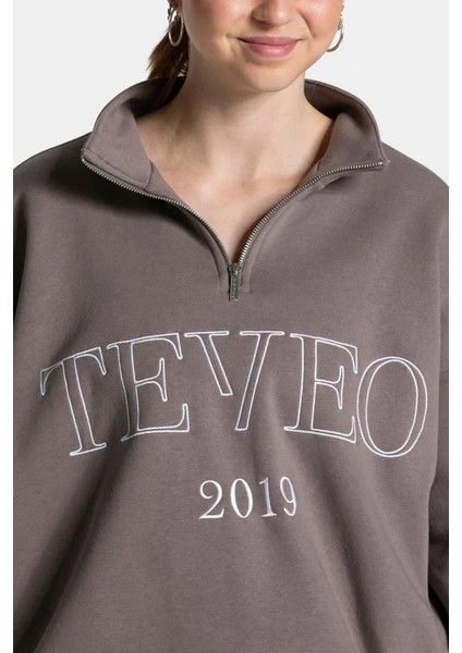 Kadın Oversize Sweatshirt 3 Iplik modelleri
