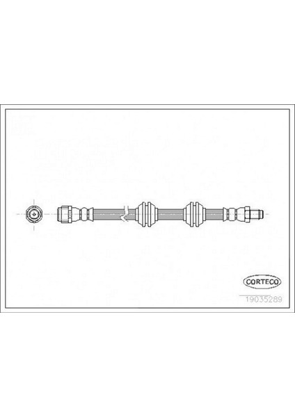 Fren Hortumu Arka Mercedes W164 X164 13