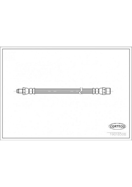 Fren Hortumu On / Arka Mercedes W110 W113 W114 W115 W116 W460 W463 B601 B602 13