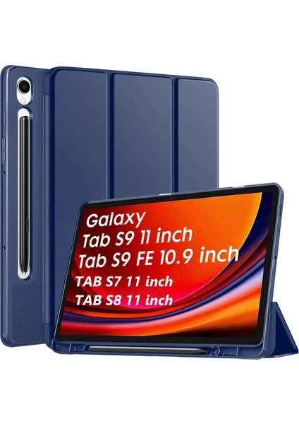 Samsung Galaxy Tab S9 Fe 11 Inç X510/X516/X517 Uyku Modlu Kalemlikli Güçlü Mıknatıslı Stromix Kılıf