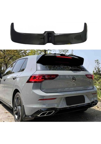 Volkswagen Golf 8 Bagaj Üstü Spoiler Oettinger Parlak Siyah Abs