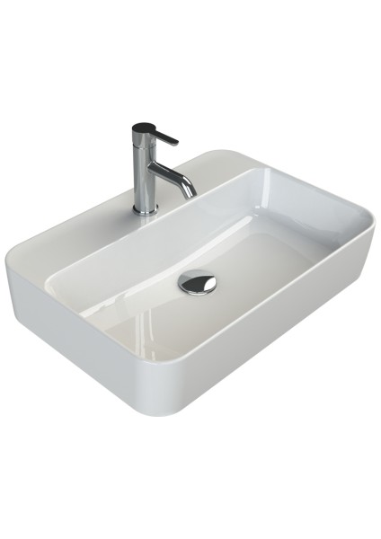 Hera Tezgahüstü Lavabo 60X42 cm