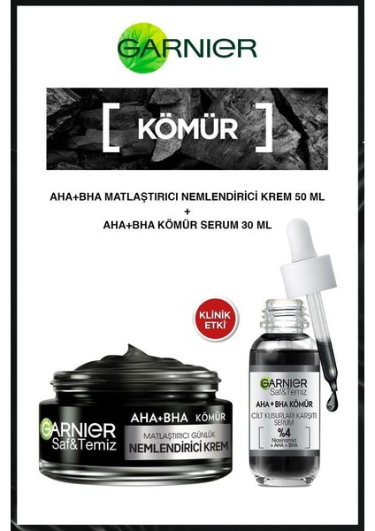 Aha+Bha Matlaştırıcı Günlük Serum Ve Nemlendirici Set