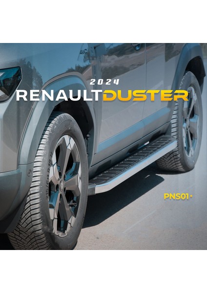 Renault Duster 2024 Model Uyumlu Yan Basamak Seti AQM4WD PNS01 modelleri