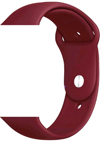 - ​​​Apple Watch 38mm - Kordon Klasik Kordon - 27-Wine Red - T5669