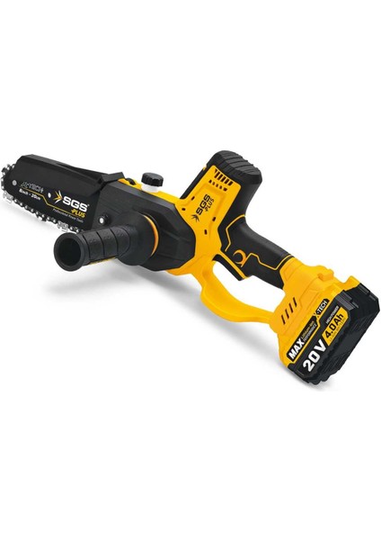 5310 Zincirli Kömürsüz Ağaç Budama Testeresi 200MM 20V 2X4AH Akülü