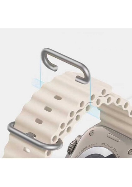 - ​​​Apple Watch 42mm - Kordon Silikon Kordon - KRD-75 - Açık Yeşil - T24695 fırsatları