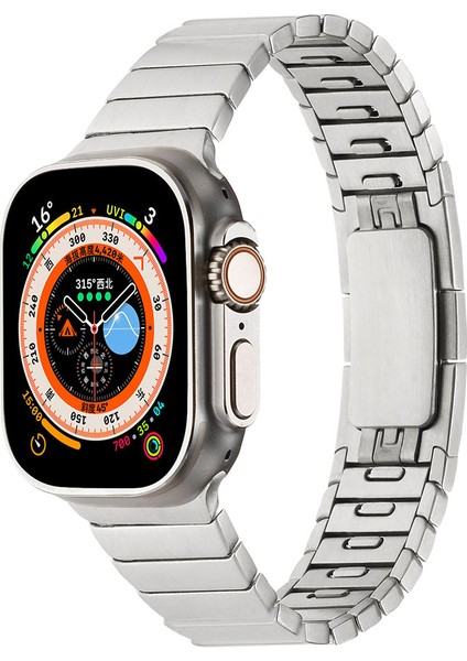 - ​​​Apple Watch 7 41mm - Kordon Metal Kordon - KRD-82 - Gri - T27006 fiyatları