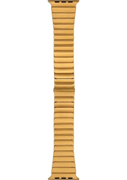 - Apple Watch 7 45MM - Kordon Metal Strap Kayış Krd-79 - Gri