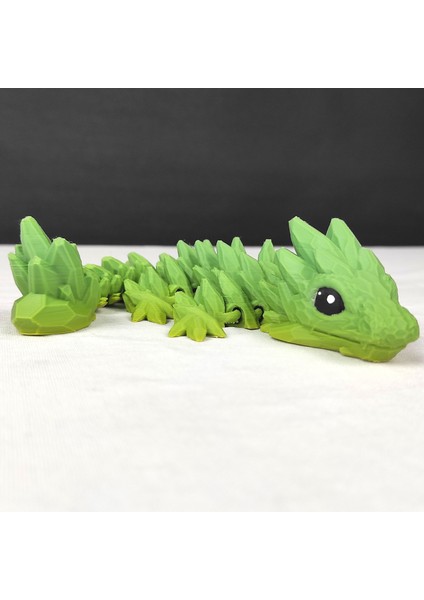 Hareketli Kayataş Desenli Bebek Dragon ( Yeşil )