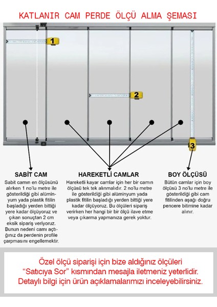 Orjin Pliseli, Beyaz Perde, Katlanır Cam/ev/ofis Perdesi, Istenilen Ölçüde