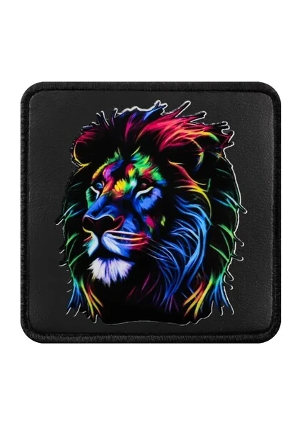 V1 Aslan - 7 Kod Logolu Unisex Siyah Bench (Patch)