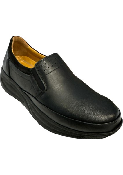 YLDZ-42638 Kadın Deri Ortopedik Comfort Ayakkabı Siyah fiyatları