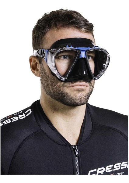 Penta Plus Black Blue Yetişkin Dalış Maskesi