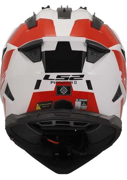 Pıoneer 2 Hıll Beyaz-Kırmızı Kask fırsatları