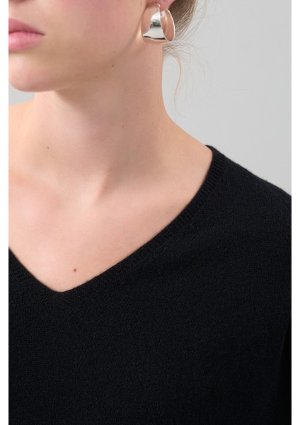 Kaşmir Triko Kazak Siyah K2471001_001 modelleri