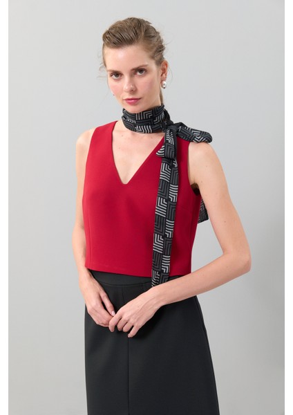 Şifon Empirme Fular Standart Renk K2584104_089 fiyatları