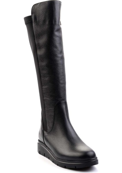 Siyah Siyah Hakiki Deri Kadın Çizme K03531271003 fiyatları