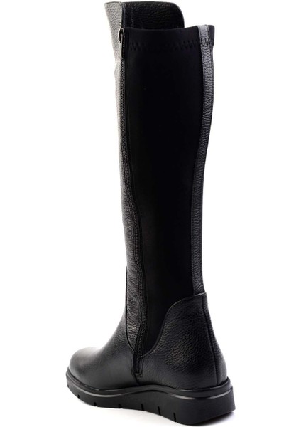 Siyah Siyah Hakiki Deri Kadın Çizme K03531271003 modelleri