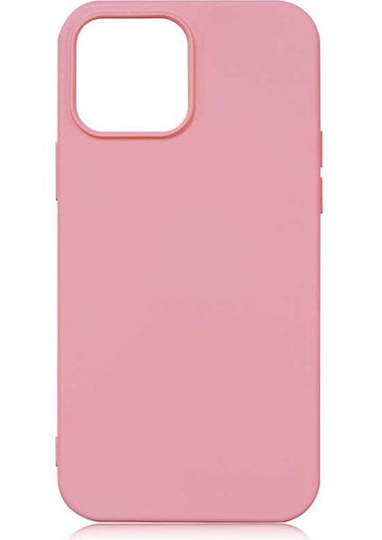 - Apple iPhone 13 Pro - Kılıf İçi Kadife Koruucu Lansman Lsr Kapak - Pembe Açık - T19534