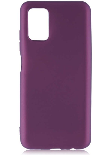 - Samsung Galaxy A03S - Kılıf Mat Soft Premier Silikon Kapak - Rose Gold