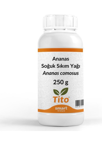 Ananas Soğuk Sıkım Yağı Ananas Comosus 250 gr