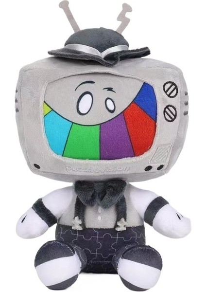 Tv Sunucusu Bay Puzzles Peluş Bay Puzzle Tv Peluş Oyuncak (Yurt Dışından)