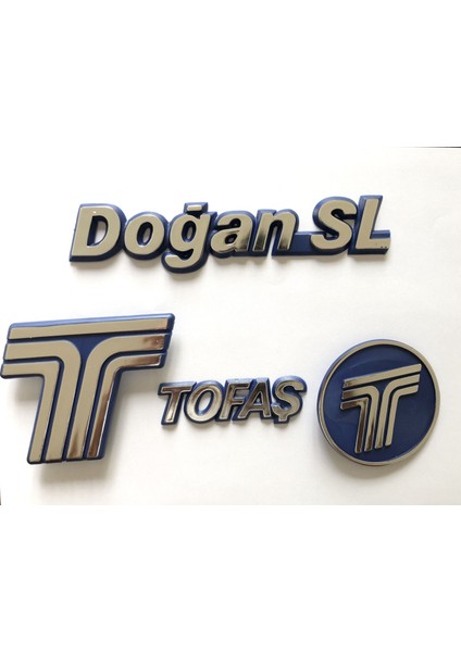 Doğan SL Bagaj Yazı Set Tofaş Ön Arka Panjur Arma