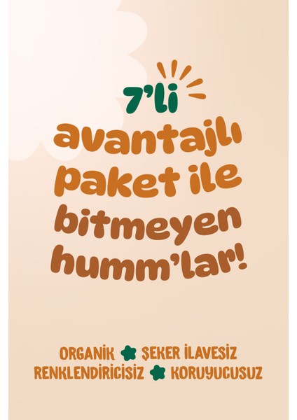 Organik All Star Tatlı Atıştımalık Paketi - 7 Adet (7 Çeşit)