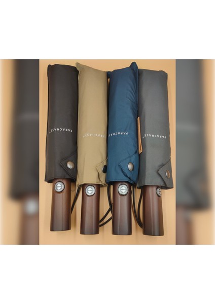 Tam Otomatik Ahşap Saplı Çıtçıtlı Kılıflı Şemsiye fırsatları