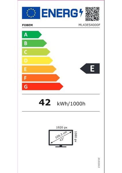 ML43ES4000F 43" 109 Ekran Uydu Alıcılı Full HD Smart LED TV