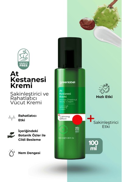 At Kestanesi Özlü Vücut Masaj Kremi 100 ml