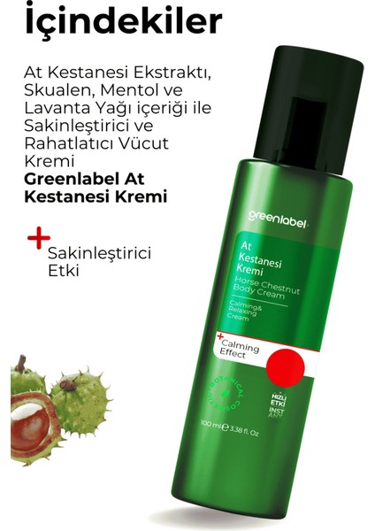 At Kestanesi Özlü Vücut Masaj Kremi 100 ml