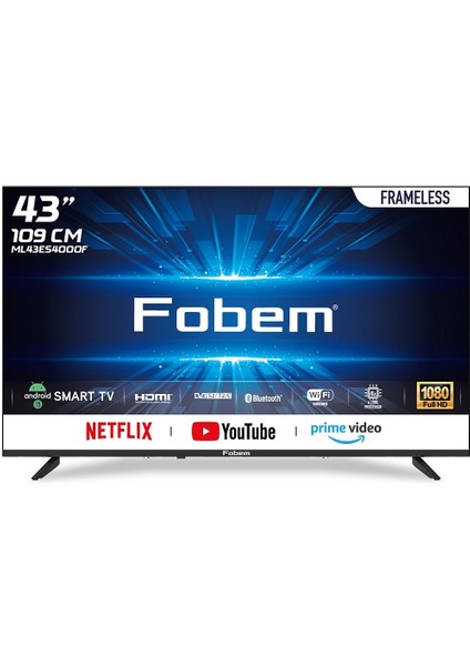 ML43ES4000F 43" 109 Ekran Uydu Alıcılı Full HD Smart LED TV