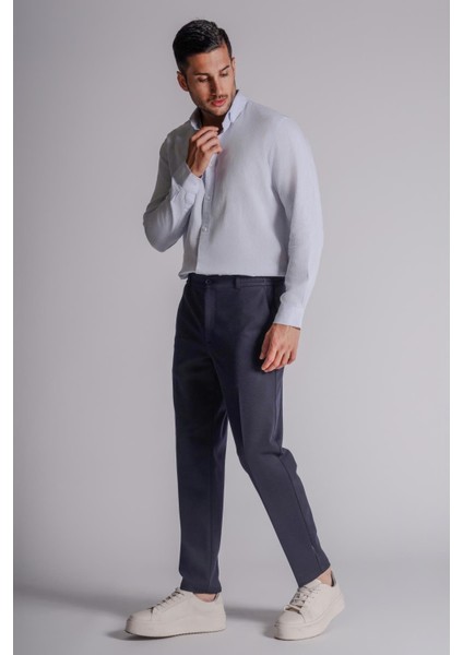 Beli Yarım Lastikli Chino Slim Fit Crop Pantolon Siyah fiyatları