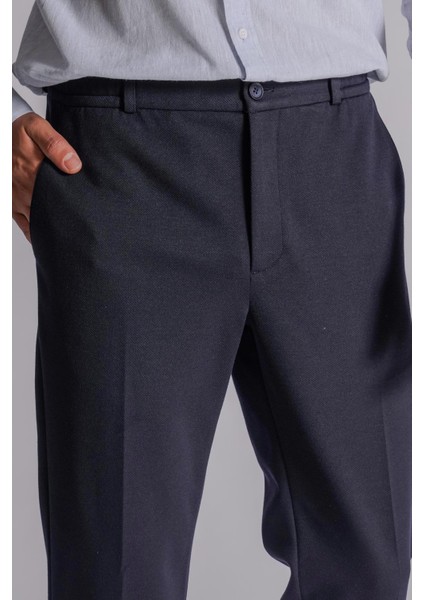 Beli Yarım Lastikli Chino Slim Fit Crop Pantolon Siyah indirimleri