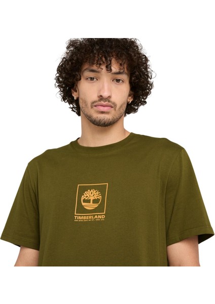Ss Stack Camo Tee Erkek T-Shirt