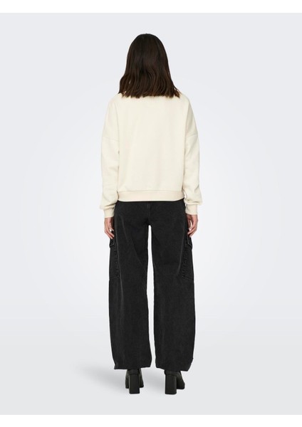 Onlfave L/s O-Neck Swt Kadın Sweatshirt