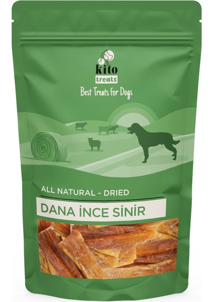 Dana İnce Sinir Çiğnemelik Köpek Ödül Maması %100 Doğal, Glutensiz, Organik 100 gr