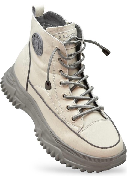 Full Taban Günlük Fermuarlı Bilekli Kadın Ayakkabı Spor Guja 24K310-13