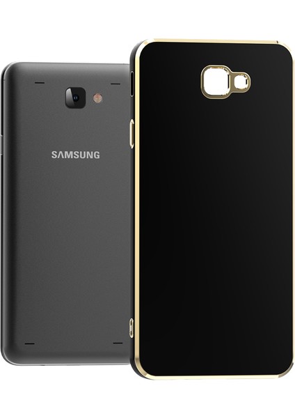 - Samsung Galaxy J7 Prime - Kılıf Parlak Renkli Bark Silikon Kapak - Koyu Yeşil