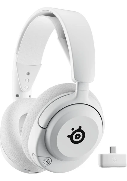 Steelseries Arctis Nova 5 Wireless ve Bluetooth Kablosuz Gaming Kulaklık - Beyaz