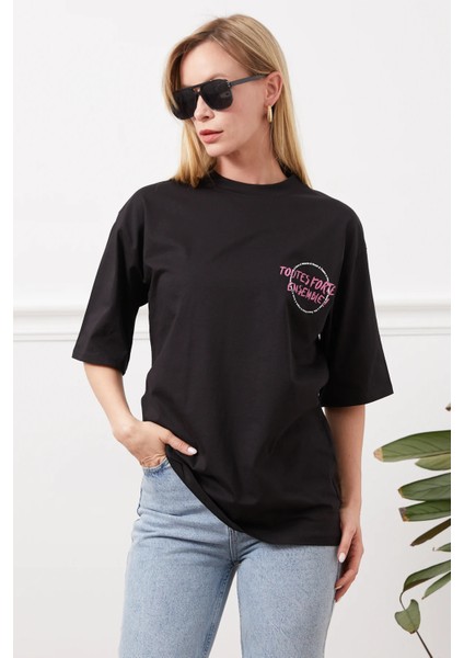 Baskılı Oversize T-Shirt fırsatları