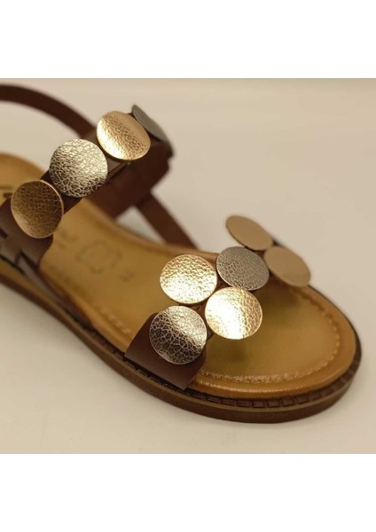 Helen Eva Taban Deri Sandalet indirimleri